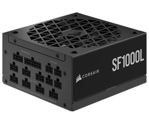 Strømforsyning (PSU) - Corsair SF-L Series SF1000L Gold Strømforsyning (PSU) - 1000 Watt - 120 mm - ATX 3.0 - 80 Plus Gold sertifisert - CP-9020246-EU