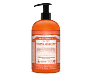 Kroppspleie - Dr. Bronner’s Dr. Bronner's - Organic Sugar Soap Tea Tree 710 ml - SD0603-EU