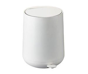 Baderomstilbehør - Zone Denmark Denmark - Nova Pedal Bin 5 L - White - 330132