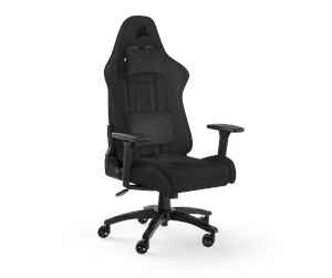 Gamingstol - Corsair TC100 Relaxed Fabric Gamingstol - Svart - Stoff - Opptil 120 kg - CF-9010051-WW