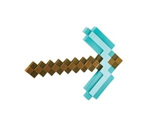 Leketøysvåpen - Jakks Minecraft Replika Diamanthakke - 65685-15L-6