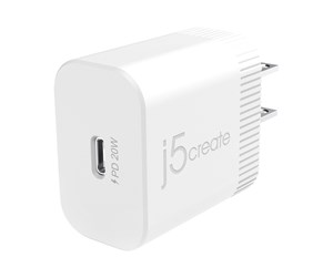 Mobil - Adaptere og ladere - j5create JUP1420 power adapter - 24 pin USB-C - 20 Watt - JUP1420-EN