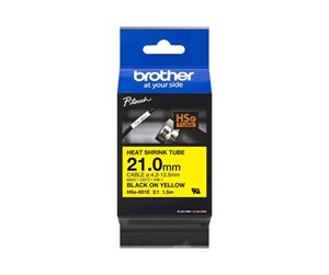 Papir, Fotopapir & Etiketter - Brother HSE-651E - heat shrink tube tape - 1 cassette(s) - Roll (2.1 cm x 1.5 m) - HSE651E?