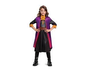 Kostymer - Jakks Disguise - Classic Costume - Anna Traveling Dress (128 cm) - 140039K-EU-6