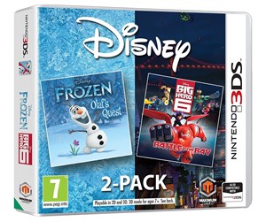 Spill - Frozen: Olaf's Quest + Big Hero 6 Double Pack - Nintendo 3DS - Collection - 5016488129800