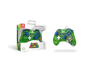 Spill - Tilbehør - PDP Rock Candy Wired Controller - Luigi - Controller - Nintendo Switch - 0708056068486