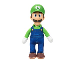 Dukker, Bamser & Utstyr - Jakks Super Mario Movie - Roto Plush Luigi (38 cm) - 416284