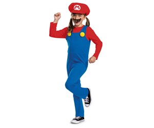 Kostymer - Jakks Disguise - Super Mario Costume - Mario (116 cm) - 115799L