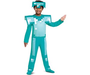 Kostymer - Jakks Disguise - Minecraft Costume - Diamond Armor (116 cm) - 115789L-15L-6