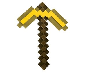 Leketøysvåpen - Jakks Disguise Minecraft Gold Pickaxe - 112299-15L