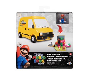 Leketøysbil - Jakks Super Mario Movie Mini World Playset Plumbing Van - 417134