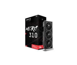 Grafikkort - XFX Radeon RX 7900 XTX Speedster MERC 310 Black - 24GB GDDR6 RAM - Grafikkort - RX-79XMERCB9