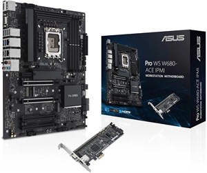 Hovedkort - ASUS PRO WS W680-ACE IPMI Hovedkort - Intel W680 - Intel LGA1700 socket - DDR5 RAM - ATX - 90MB1DN0-M0EAY0