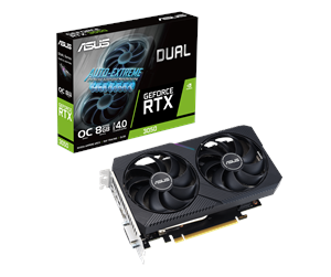 Grafikkort - ASUS GeForce RTX 3050 DUAL OC V2 - 8GB GDDR6 RAM - Grafikkort - 90YV0GH6-M0NA00