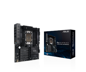 Hovedkort - ASUS PRO WS W790-ACE Hovedkort - Intel W790 - Intel LGA4677 socket - DDR5 RAM - SSI (Server) - 90MB1C70-M0EAY0