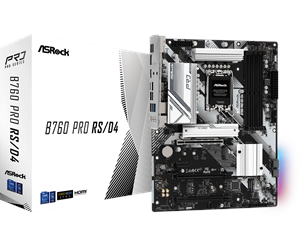 Hovedkort - ASRock B760 PRO RS/D4 Hovedkort - Intel B760 - Intel LGA1700 socket - DDR4 RAM - ATX - 90-MXBL80-A0UAYZ