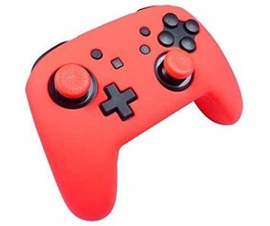 Spill - Tilbehør - Subsonic Silicon Protective Cover Custom Kit for Pro Controller for Nintendo Switch (Red) - Nintendo Switch - 3760192210812