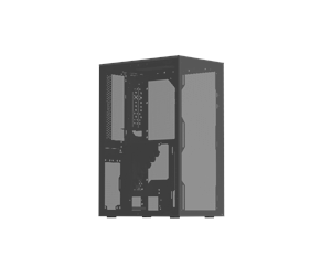 Kabinett - Ssupd Meshroom S V2 Mini-ITX Case - Full Mesh - Fossil Gray - PCIE 4.0 - Kabinett - Miditower - Grå - SSU-MESH-S-GY-PCI4