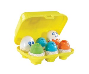 Babyleker - Tomy Toomies Hide & Squeak Eggs - E1581CA