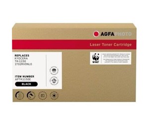 Printertilbehør blekk/toner - Agfa Photo - black - toner cartridge (alternative for: Kyocera TK-1150) - Laser toner Svart - APTK1150E