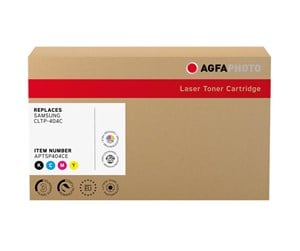 Printertilbehør blekk/toner - Agfa Photo - 4-pack - black yellow cyan magenta - toner cartridge - Laser toner Blå - APTSP404CE