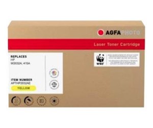 Printertilbehør blekk/toner - Agfa Photo - yellow - remanufactured - toner cartridge (alternative for: HP 415A) - Laser toner Yellow - APTHP2032AE