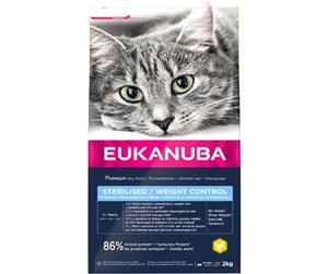 Katt - Eukanuba Sterilised/Weight Control 1+ Adult 2kg - EK060200