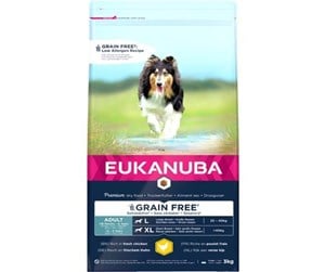 Hund - Eukanuba Adult Large Grainfree Chicken 3KG - EH740300