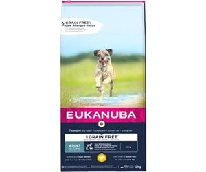 Hund - Eukanuba Adult Small/Medium Grainfree Chicken 12KG - EH731200