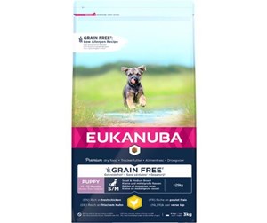 Hund - Eukanuba Puppy & Junior Large Grainfree Chicken 12KG - EH721200