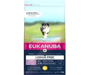 Hund - Eukanuba Puppy & Junior Large Grainfree Chicken 3KG - EH720300