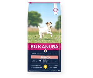 Hund - Eukanuba Senior Small Breed Fresh Chicken 15kg - EH621500