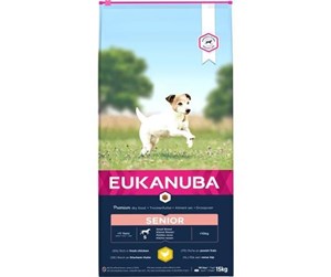 Hund - Eukanuba Senior Small Breed Chicken 15KG - EH621500