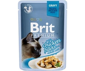 Katt - Brit Premium Gravy w/ Chicken Fillets for Adult Cats 85g - BK5100085