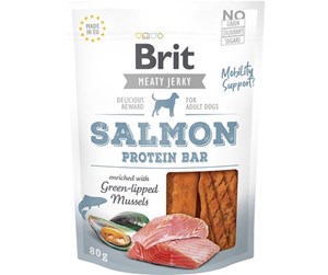 Hund - Brit Jerky Salmon Protein Bar 80g - BH8700080