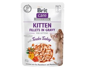 Katt - Brit Care Cat Pouch Kitten - Tender Turkey in Gravy 85g - BK8100085