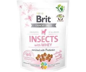 Hund - Brit Care Crunchy Snack - Insect w/ Whey for Puppies 200g - BH170020