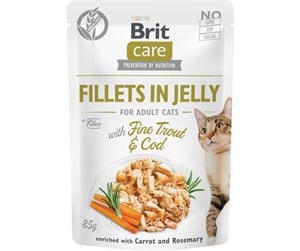 Katt - Brit Care Cat Pouch Trout & Cod in Jelly 85g - BK8600085