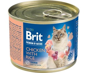 Katt - Brit Premium by Nature Can Chicken with Rice 200 g - BK090020