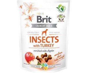 Hund - Brit Care Crunchy Snack - Insects w/ Turkey for Adult Dogs 200g - BH200020