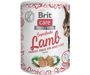 Katt - Brit Care Cat Snack Superfruits Lamb 100 g - BK630010