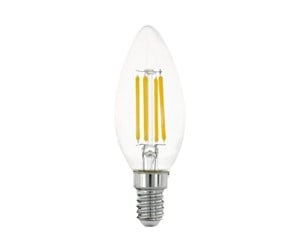 LED-lyspære - EGLO LED-lyspære E14 C35 7W 806LM 2700K KLAR E14 - 110016