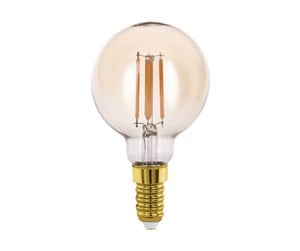 LED-lyspære - EGLO LED-lyspære G60 Globe 4W/822 350 lumen amber E14 - 110061