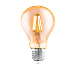 LED-lyspære - EGLO LED-lyspære E27 A75 4W 350LM 2200K AMBER E27 - 110051