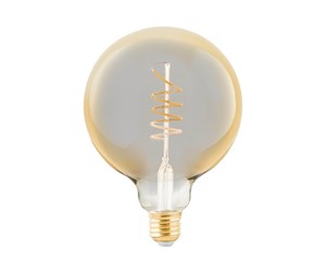 LED-lyspære - EGLO LED-lyspære G125 4W/820 (25W) Amber E27 - 110082