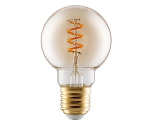 LED-lyspære - EGLO LED-lyspære G60 Spiral 4W 2000K Dimmable Amber E27 - 110192