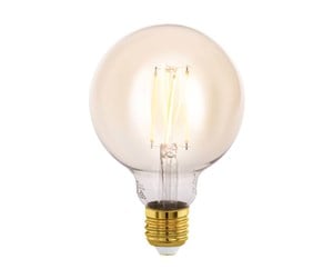 LED-lyspære - EGLO LED-lyspære G95 Globe 4W/817 300 lumen amber dimmable E27 - 110064