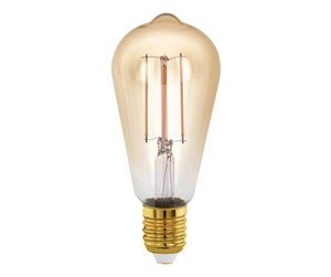 LED-lyspære - EGLO LED-lyspære ST64 4W 1700K Dimmable Amber E27 - 110067