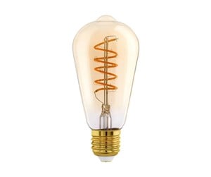 LED-lyspære - EGLO LED-lyspære ST64 Spiral 4W/822 270 lumen clear 3-step dimmable E27 - 110077