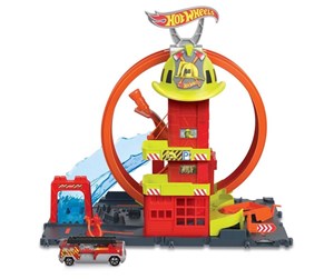 Lekesett - Hot Wheels City Super Brannstasjon - HKX41